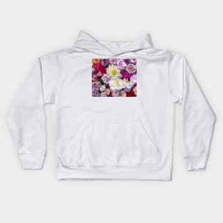 flower make hope and peace Kids Hoodie